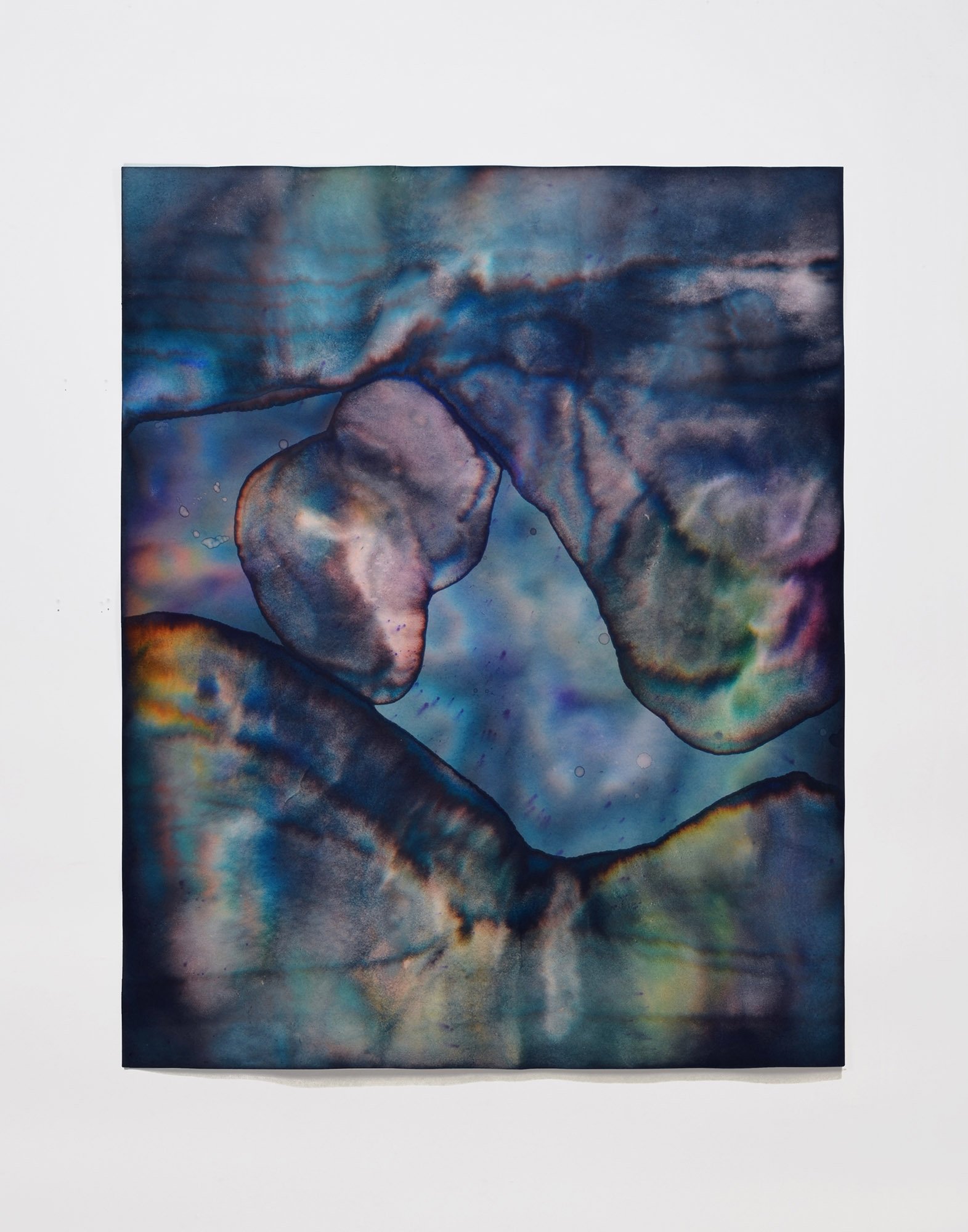  1996, Ink on chromatography paper soaked in Codeine solution, 40 x 32 inches 