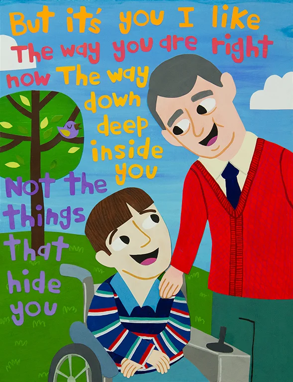 Jeffery Erlanger & Mr. Rogers