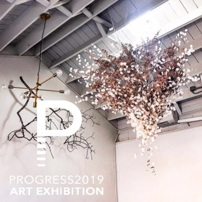 So fortunate to have Isabella Thorndike @jacklilyfloral working her magic with some beautiful floral installations! .
.
#marrowcollective #medfordoregon #medfordartscommission #progress2019
