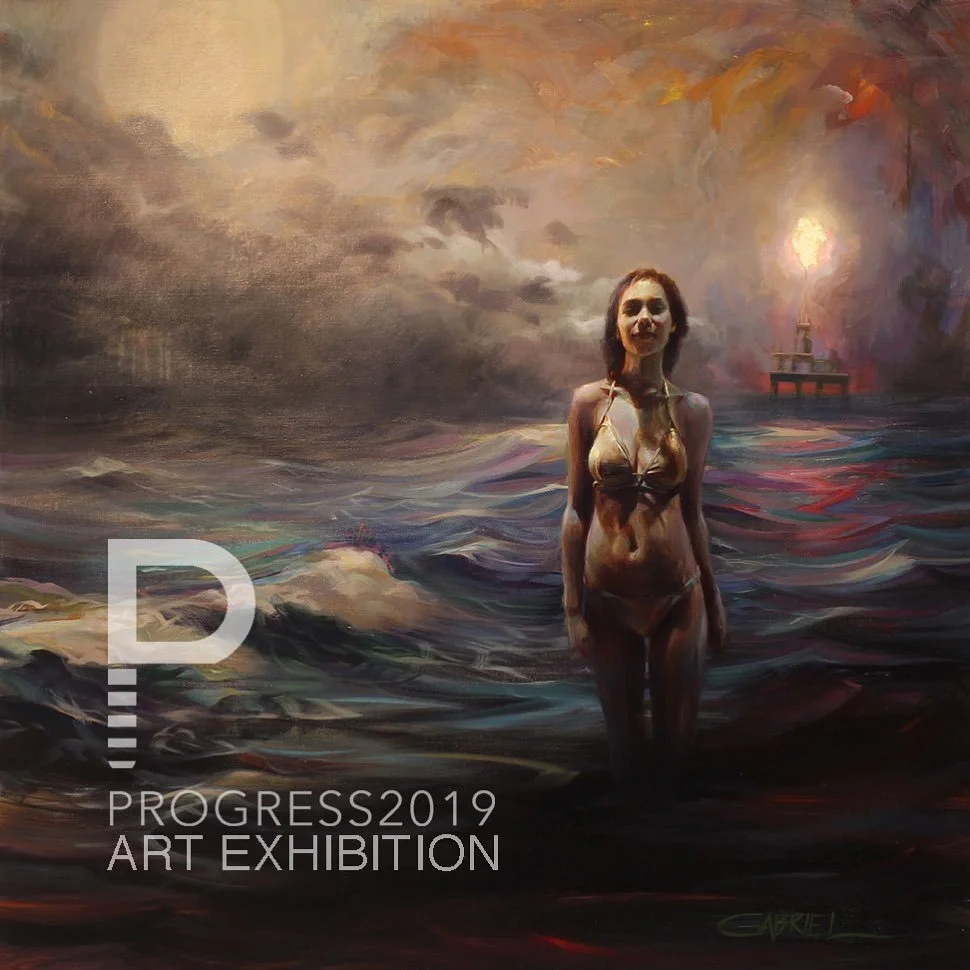 This guy🤯 @8paint 
We are so honored to have Gabriel Lipper be apart of this show. .
.
. 
#progress2019 #marrowcollective #artexhibition