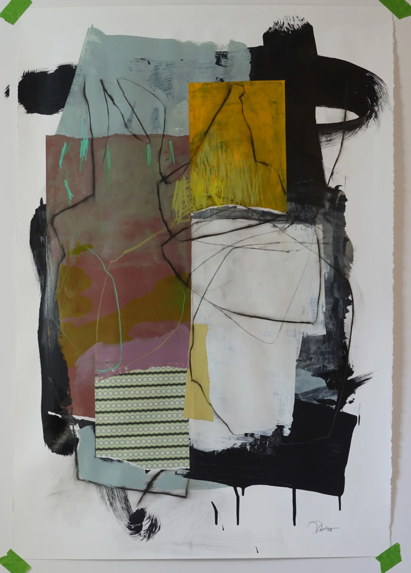“Untitled” Collage on paper