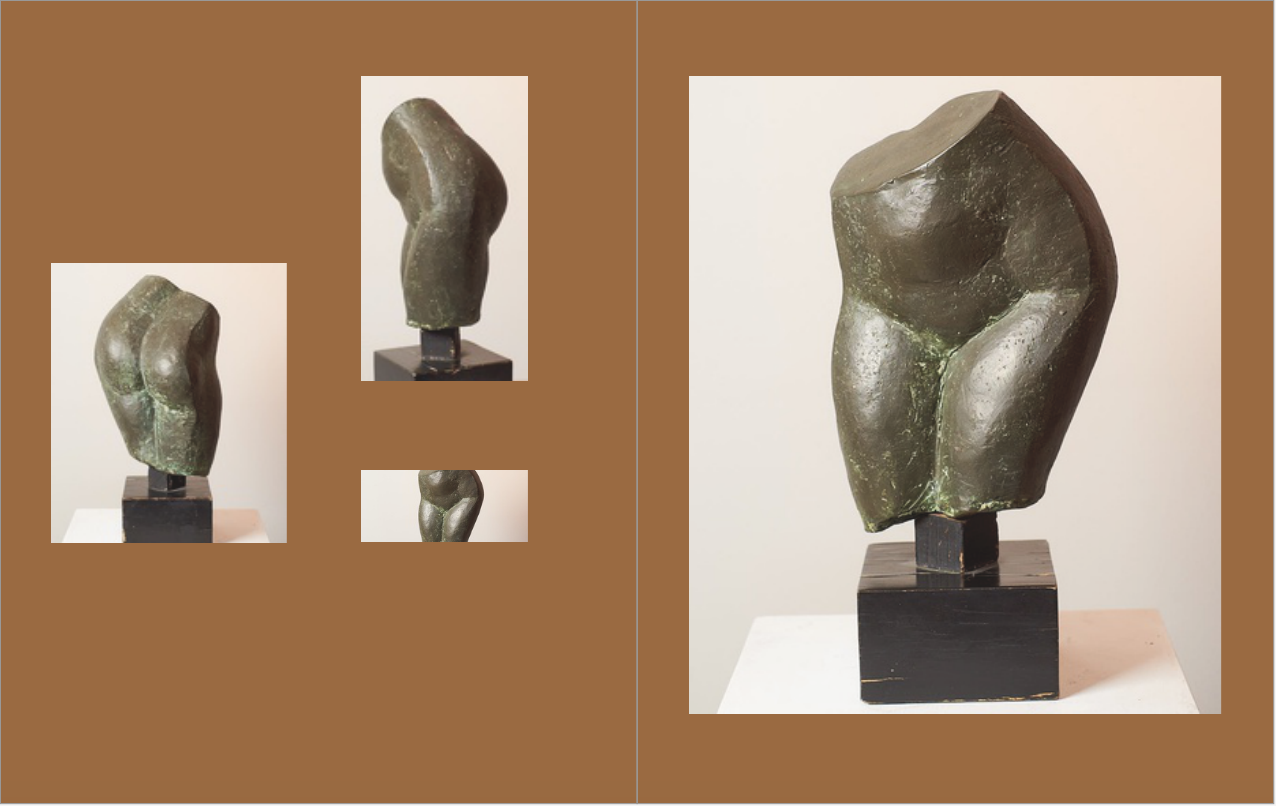 An example of sculpture by Phyllis Lipman aka “Mom”.