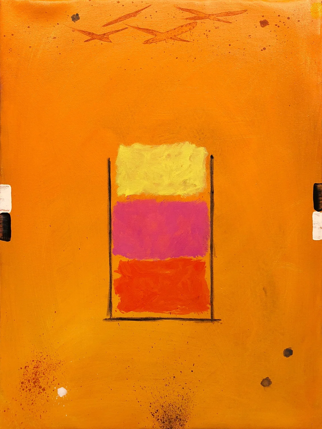 Acrylic on Canvas Framed by the Artist 18” x 24”