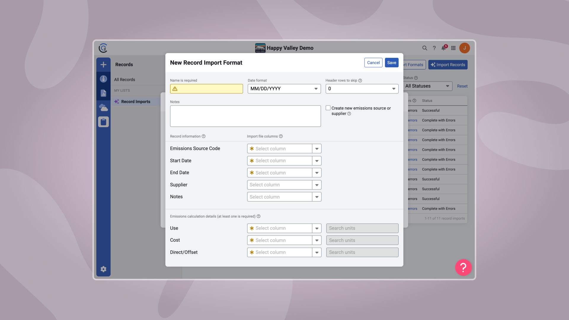 Designing flexible bulk imports for real-world data