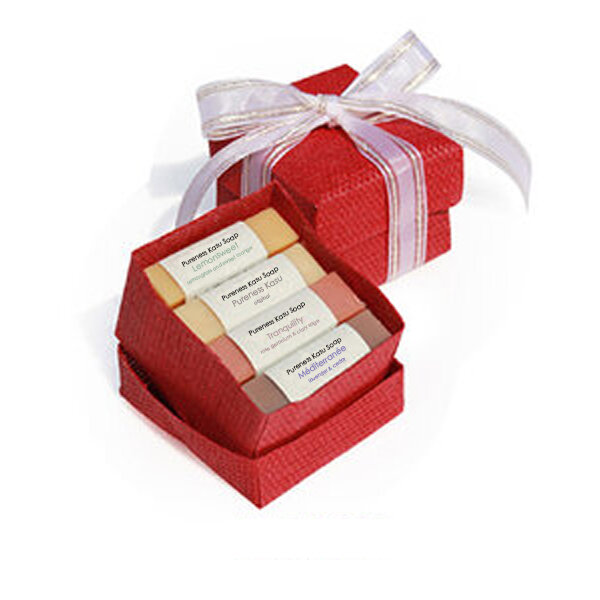 Red Bamboo Box Gift Set