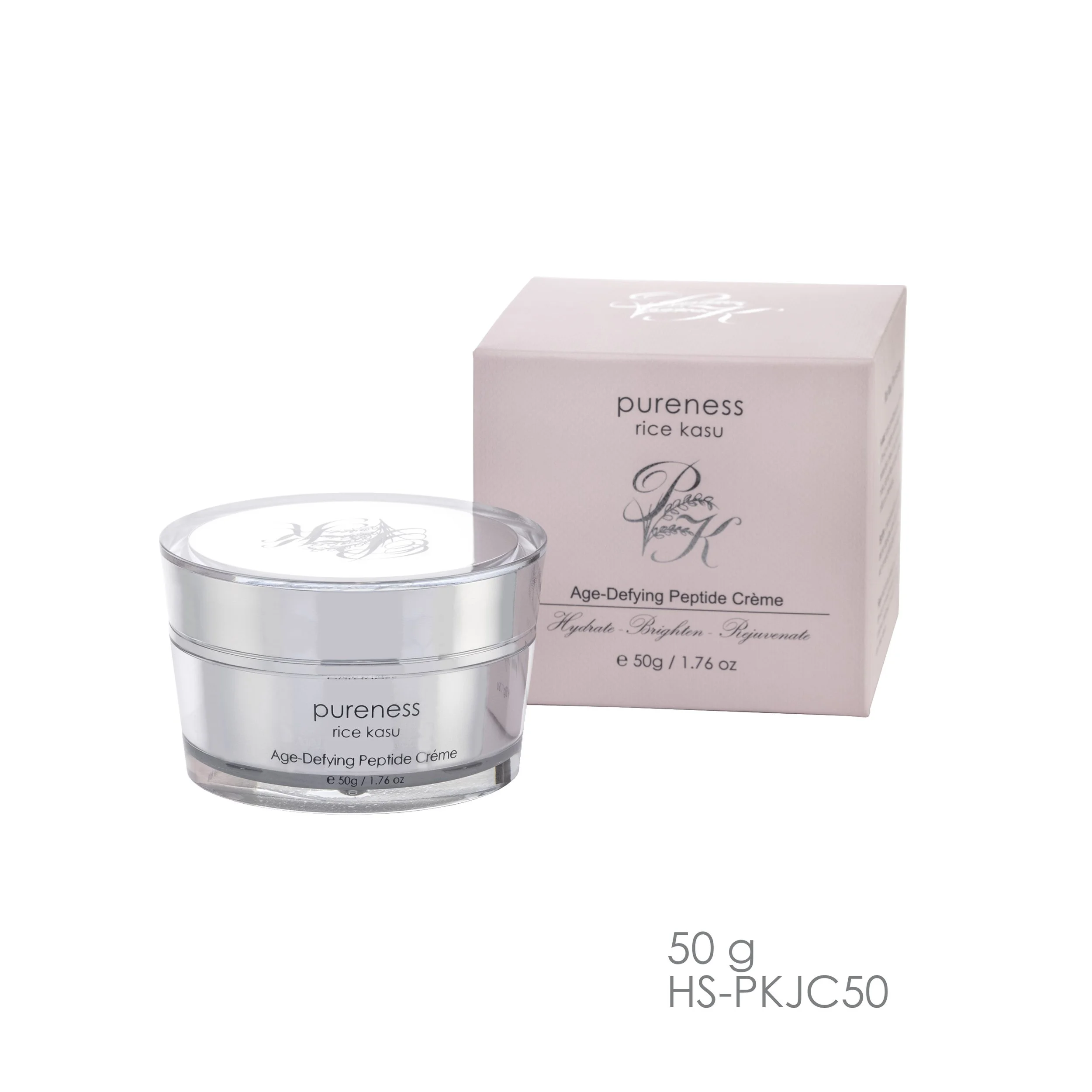 PK Age-Defying Peptide Crème with Rice Kasu & Jasmine 50 g
