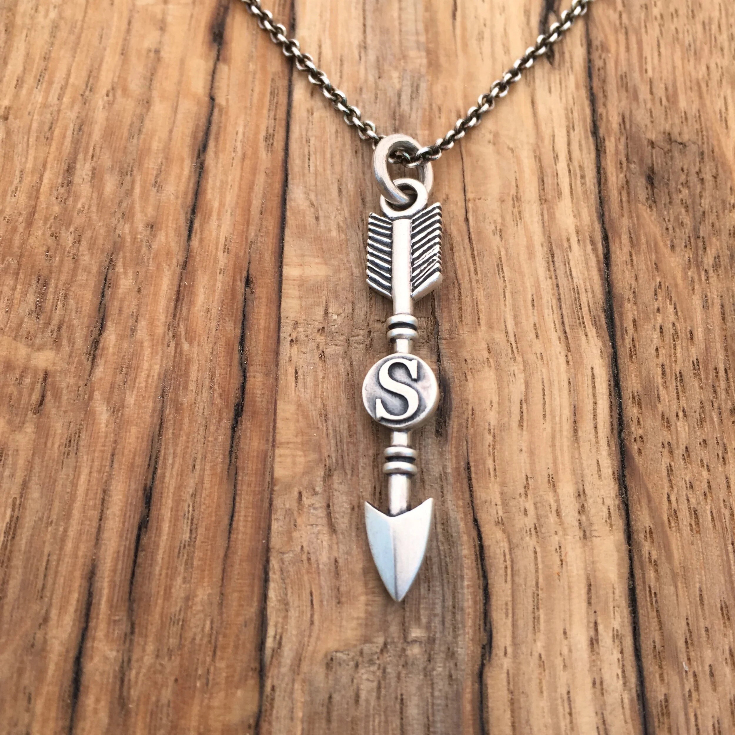 Monogram Arrow Pendant.JPG