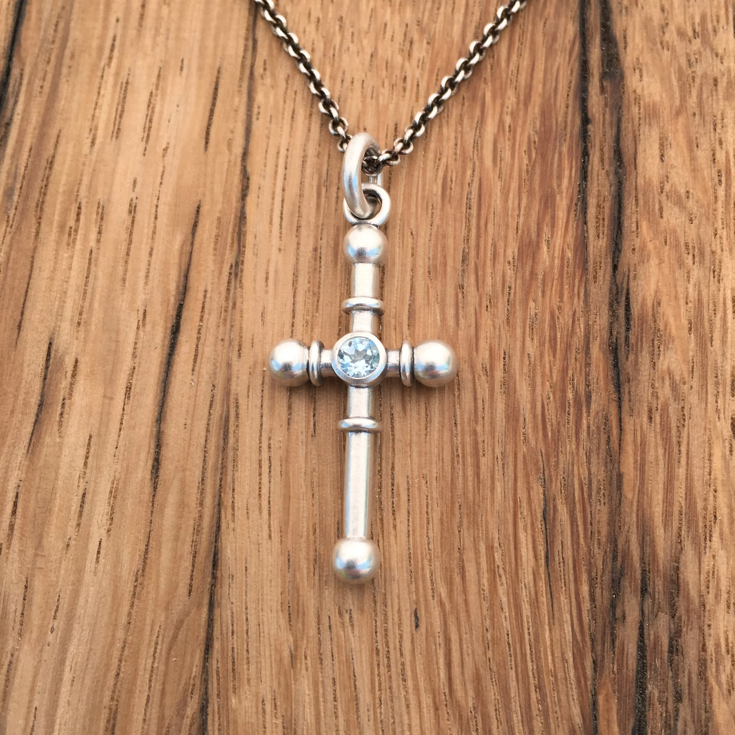 Spindle Birthstone Cross Pendant.JPG