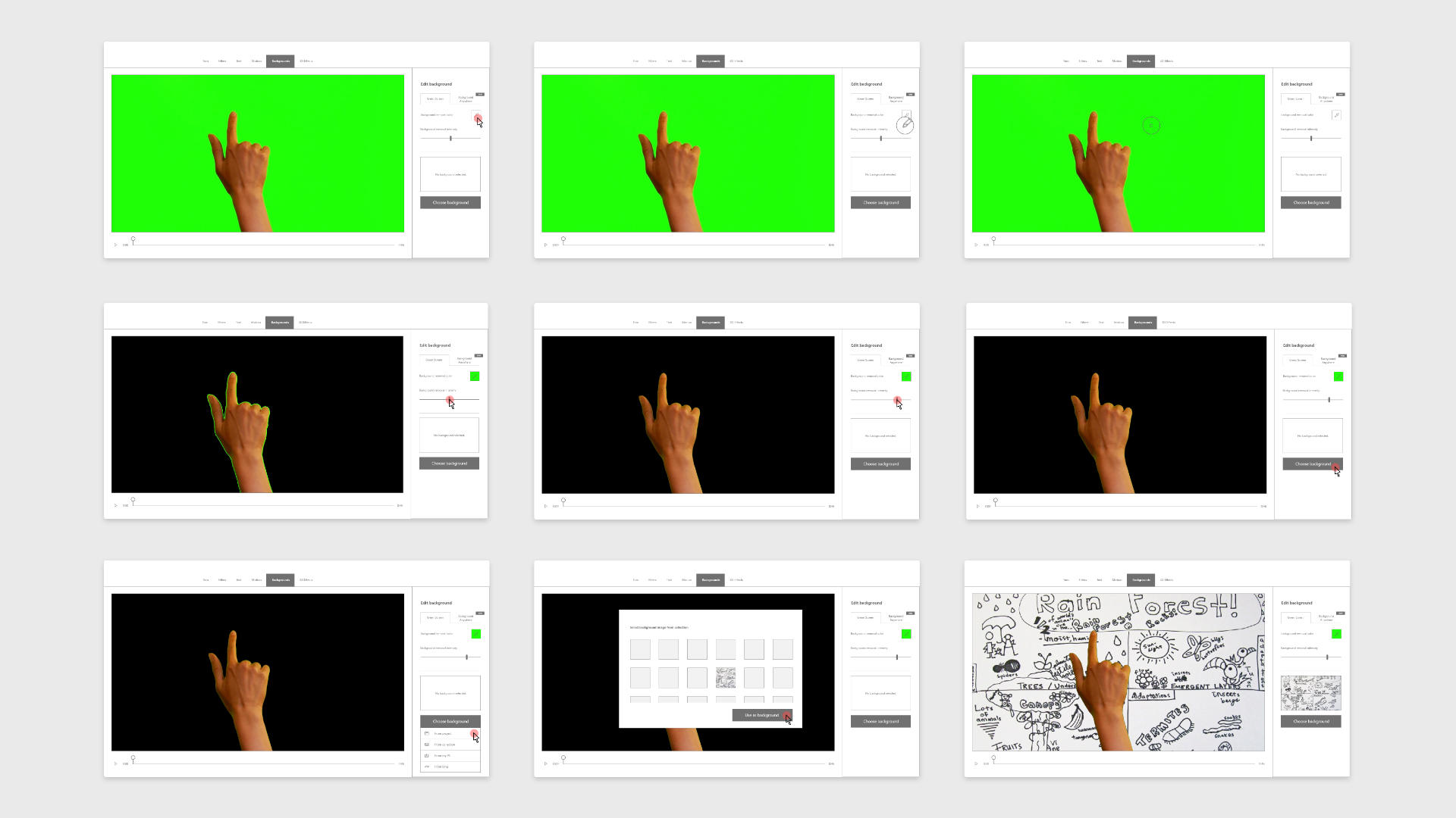 I thought using this cool open handle model preview would help clarify what was happening from a technical perspective but mostly it just creeped everyone out.