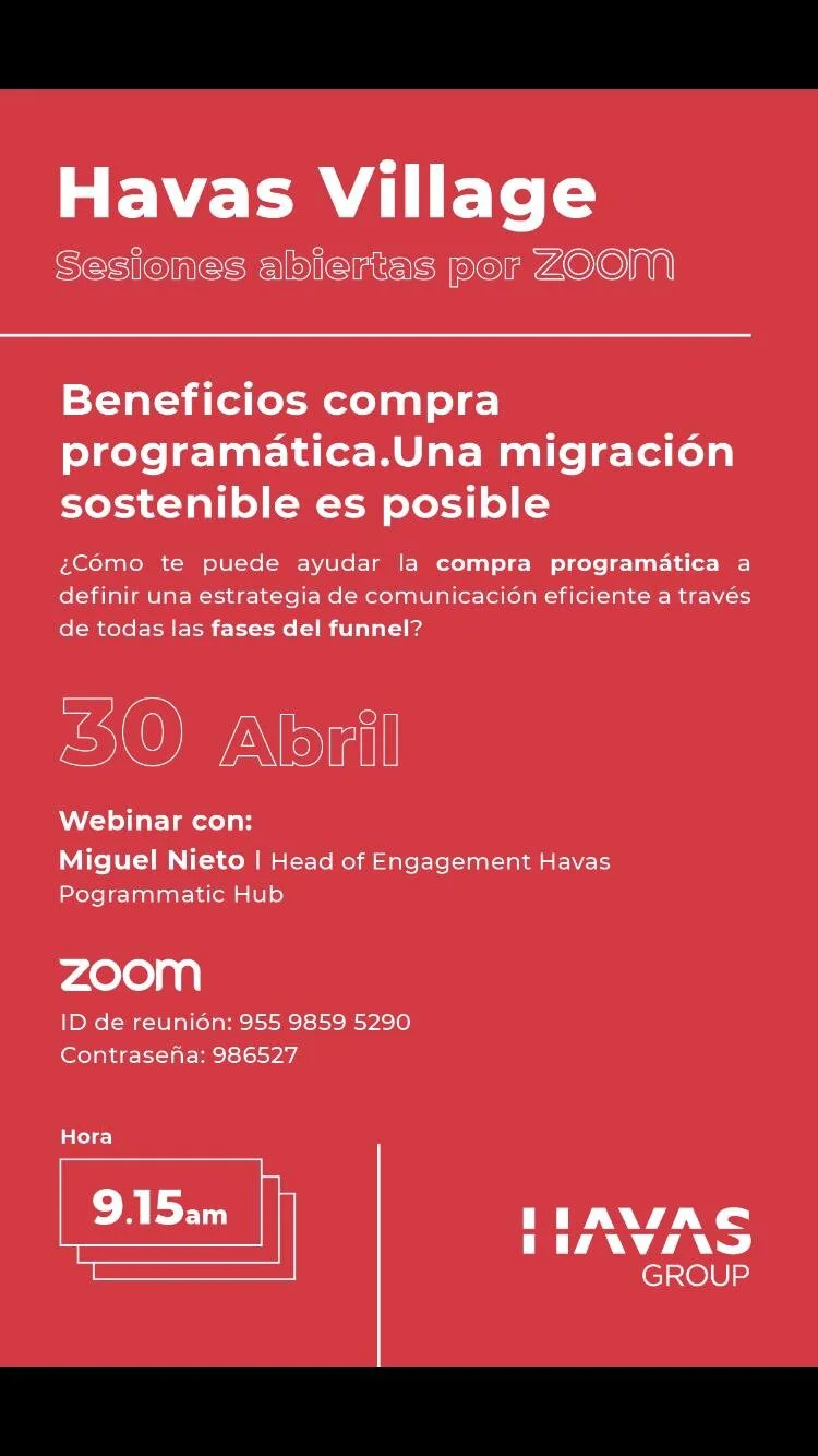 Webinar: Beneficios compra programática. HAVAS