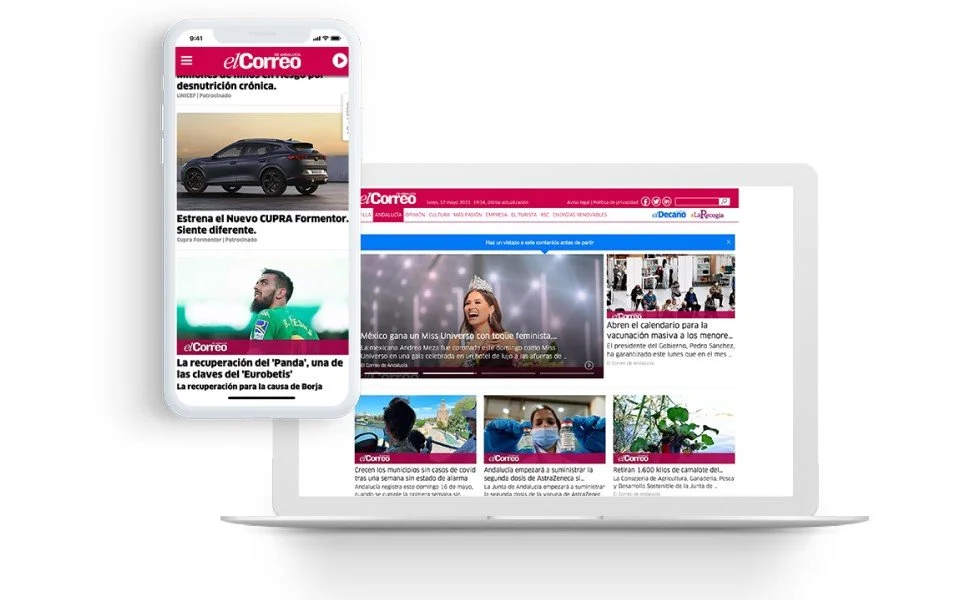 El Correo de Andalucía se apoya en Taboola para convertirse en medio cien por cien digital y consigue aumentar el engagement y los ingresos online