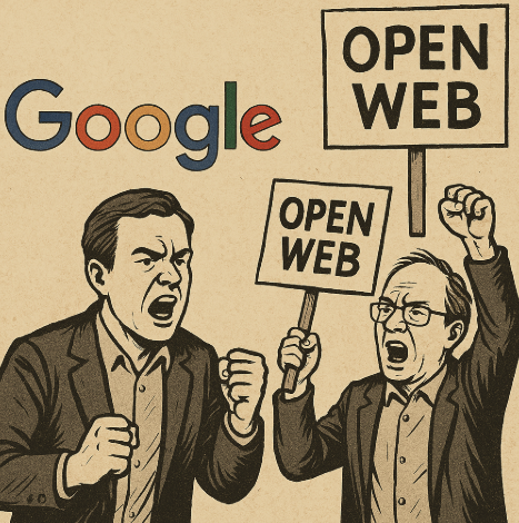 ¿Defensores de la web abierta o “cruzados" contra Google?