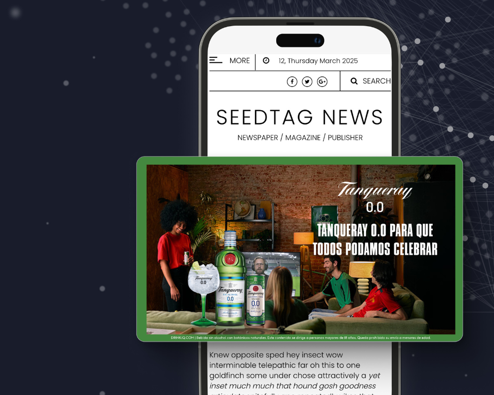 Diageo apuesta por la IA contextual de Seedtag para llegar a audiencias minoritarias