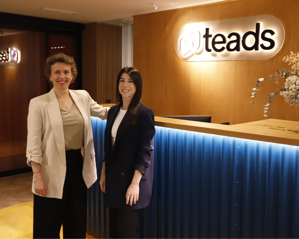 Teads anuncia los nombramientos de Cristina Valbuena y María Pastor para reforzar el mercado español