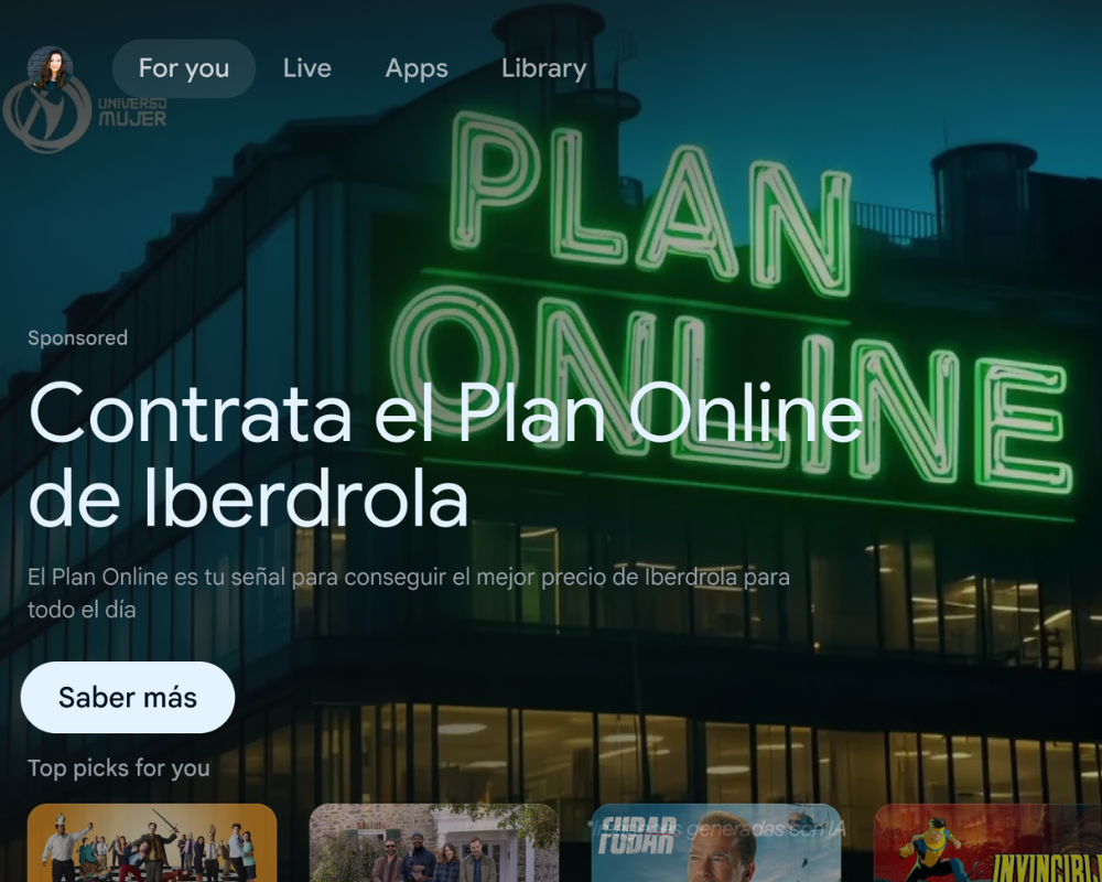 Iberdrola activa Google TV™ Masthead a través de DV360 en España