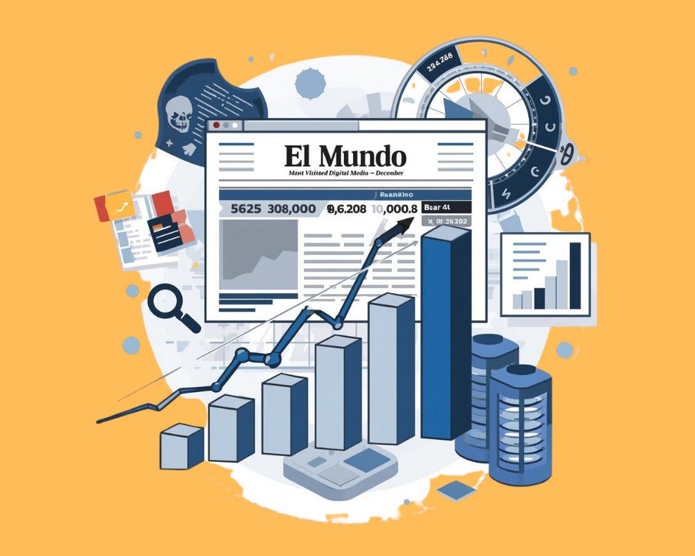 ‘El Mundo’ lidera el ranking de medios digitales más visitados en España durante el mes de diciembre