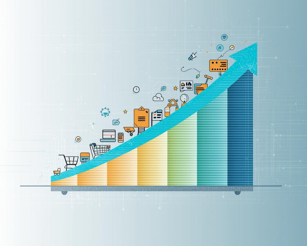 El e-commerce triplica el crecimiento de las tiendas físicas con un avance del 17% en ventas en valor
