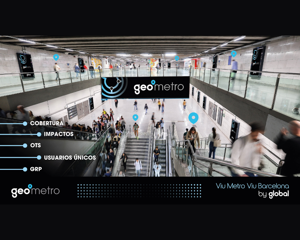 Global redefine la publicidad en Metro Barcelona con Geometro, su nueva herramienta de medición indoor