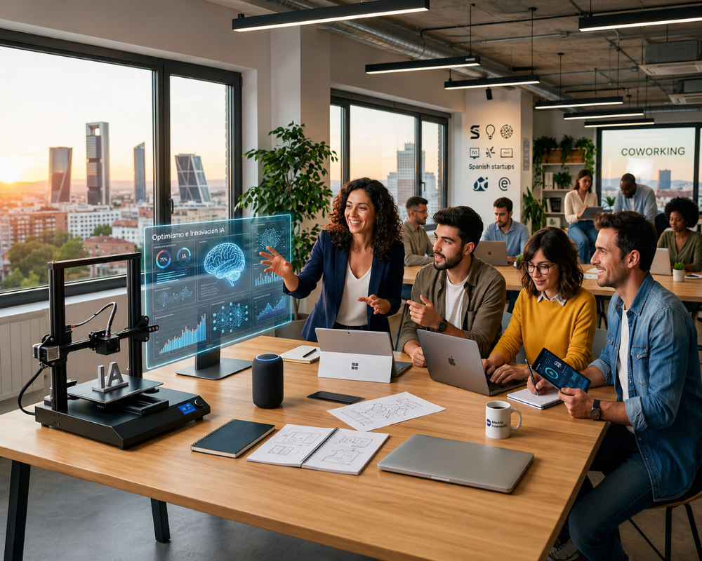 Los emprendedores españoles, los más optimistas con la IA y los más comprometidos con su negocio