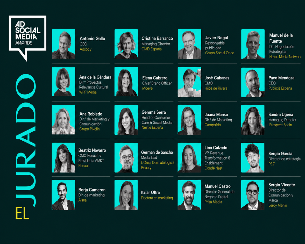 Los Ad Social Media Awards anuncian a los miembros de su jurado para la tercera edición de los premios