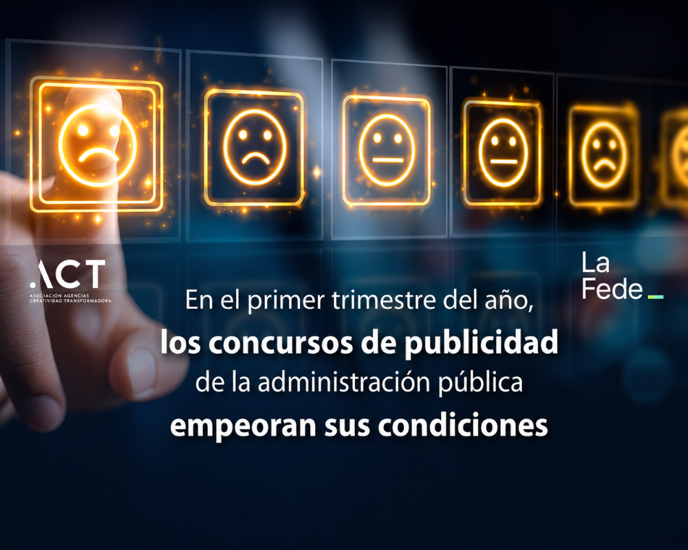 La FEDE y ACT alertan del deterioro de los concursos públicos de publicidad en 2026