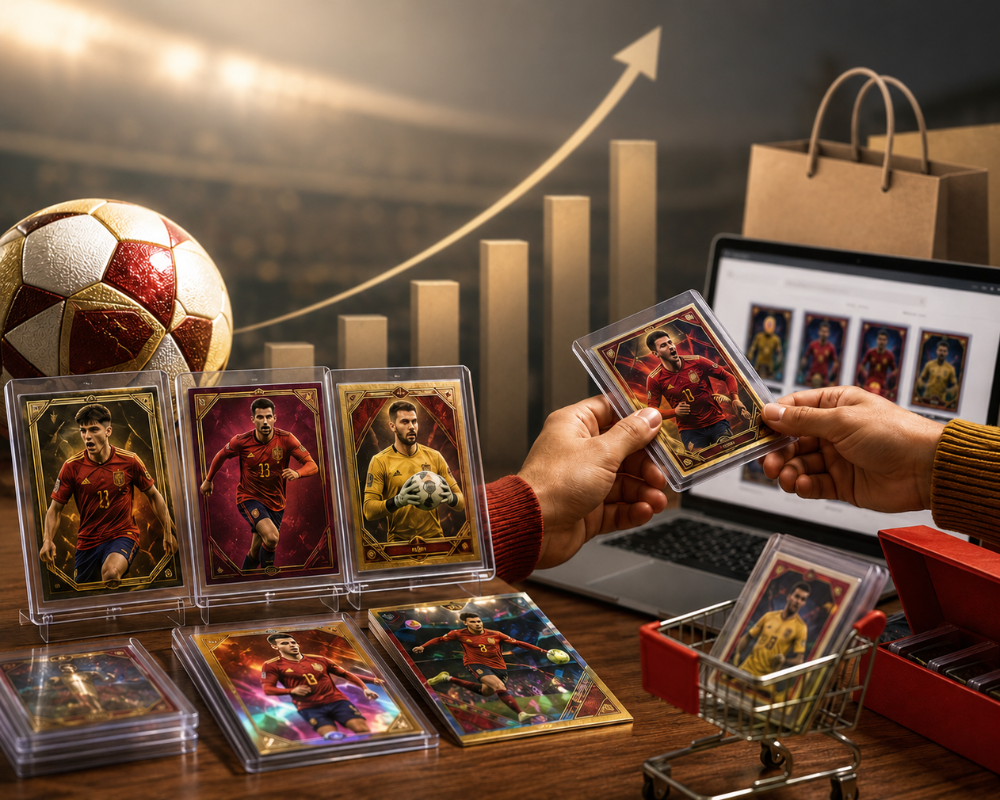 El efecto Mundial ya se deja sentir en el comercio: las tarjetas coleccionables deportivas se disparan un 117% en España