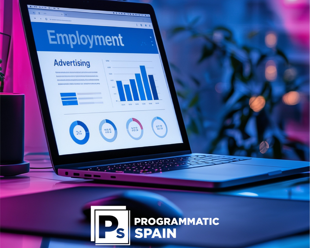 Infografía sobre el empleo del sector AdTech en España en el primer semestre de 2026