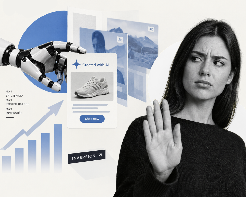 El 65% de los consumidores valora negativamente la publicidad generada con IA