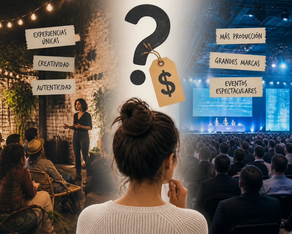 Todos queremos eventos diferentes... pero ¿quién está dispuesto a pagar por ellos?