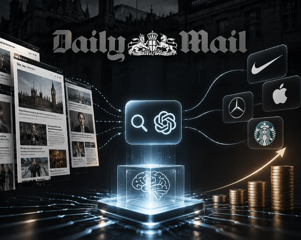 The Daily Mail prueba estrategias GEO con marcas para monetizar la búsqueda mediante IA