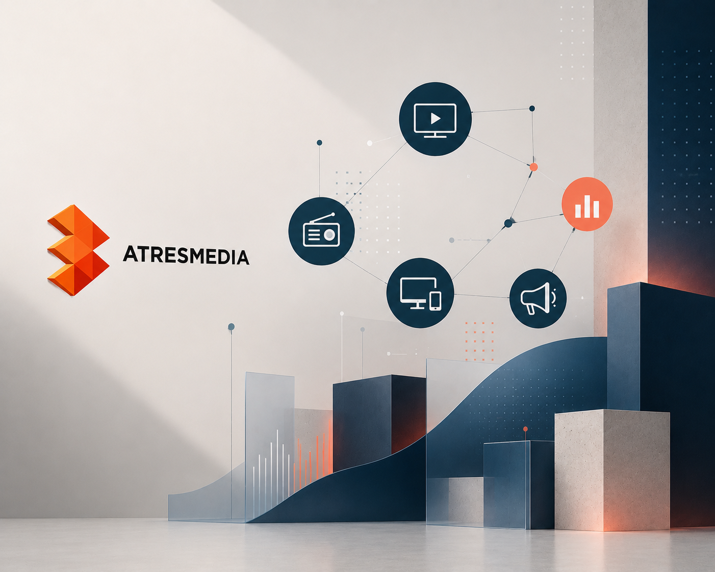 Atresmedia eleva sus ingresos hasta los 520 millones de euros impulsada por sus audiencias y la diversificación de negocio