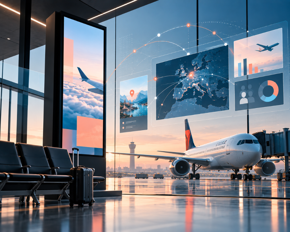 Delta prepara el lanzamiento de una red de medios publicitarios