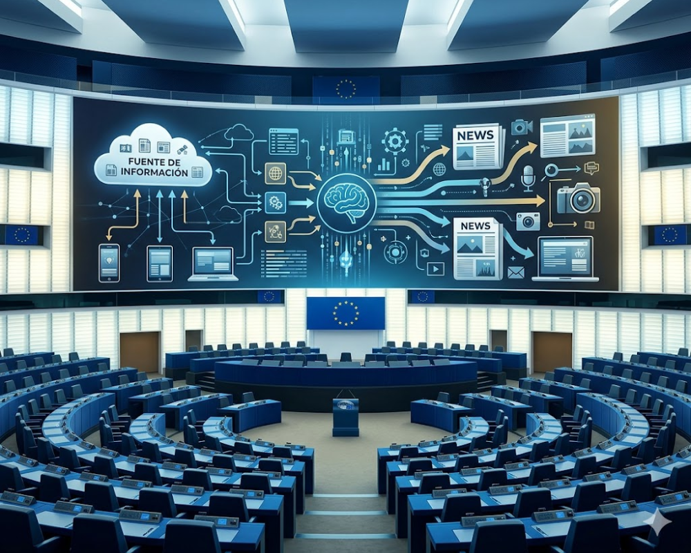 El Parlamento Europeo analiza cómo la IA afecta al consumo de información y su impacto en los publishers