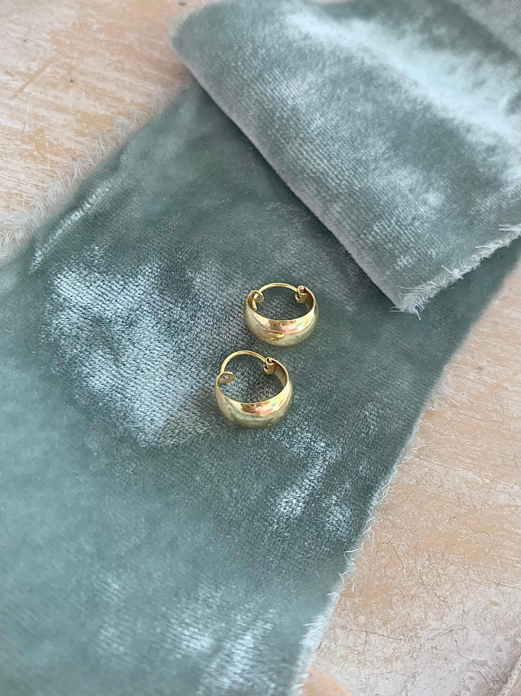 Chunky Gold Vermeil Hoops