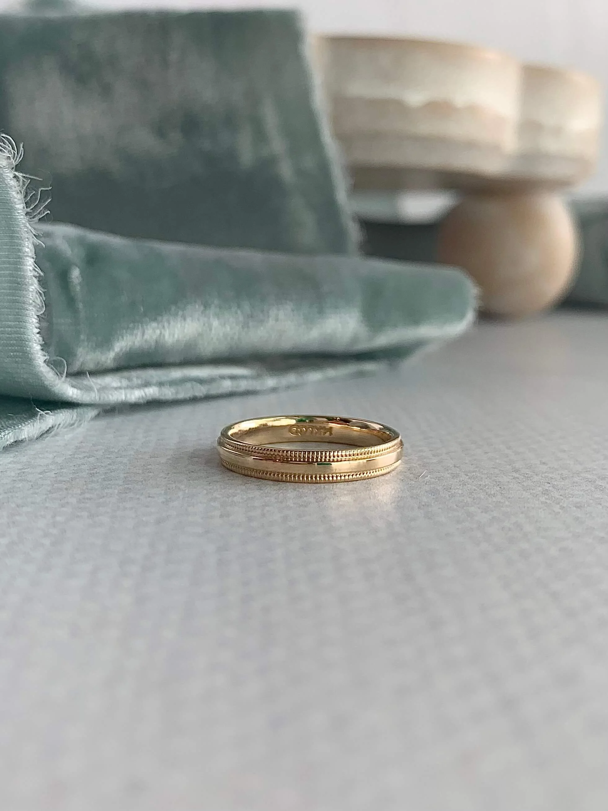 Timeless Milrain 3mm 14k Yellow Gold Band