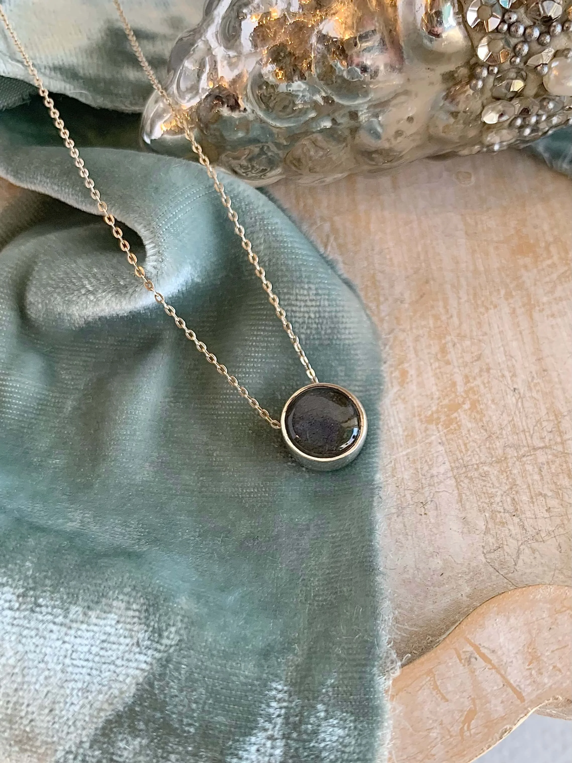Magical Labradorite Silver Necklace