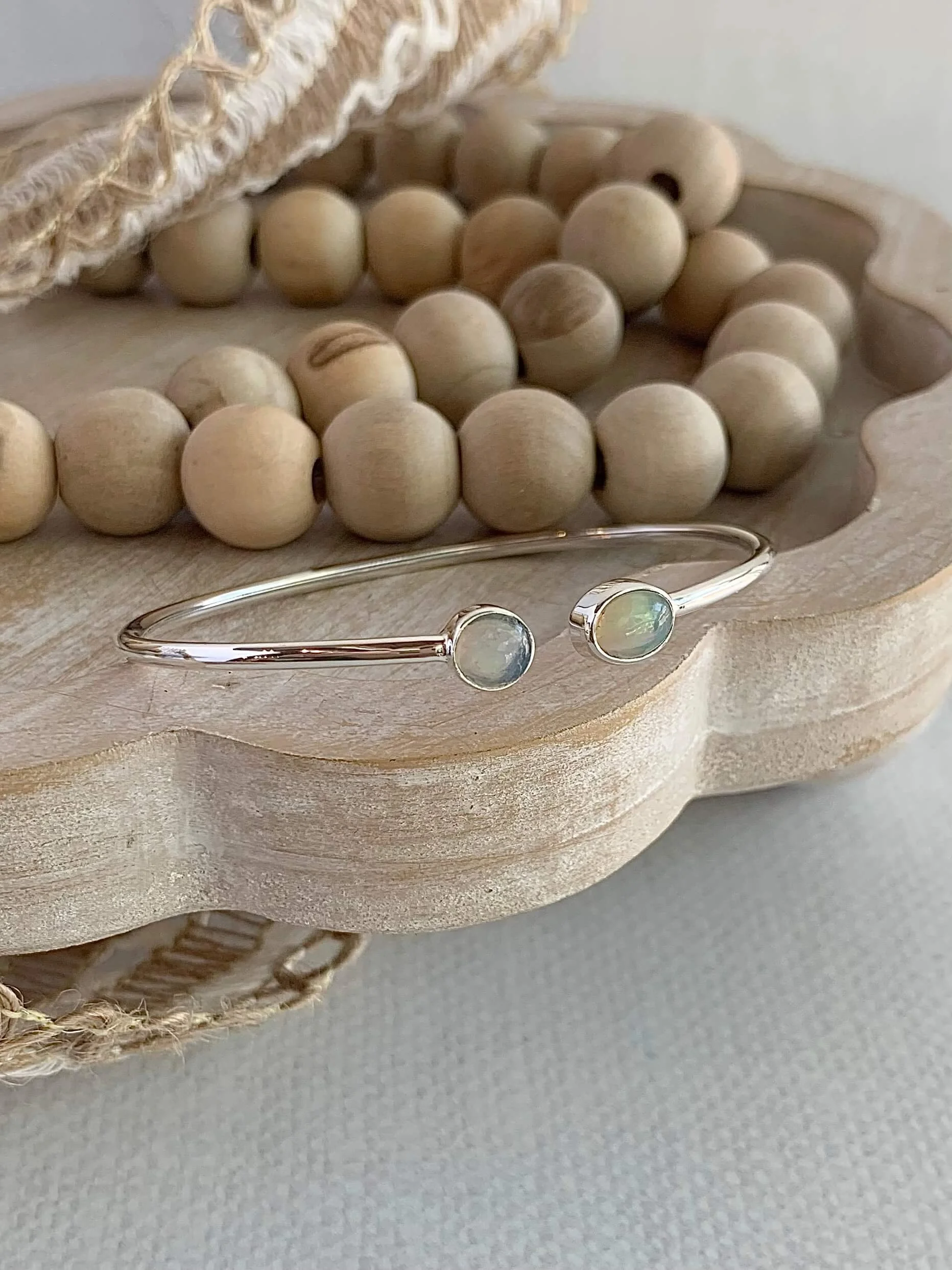 ethiopian opal silver twist bracelet $110.00 code tw40-etho.jpg