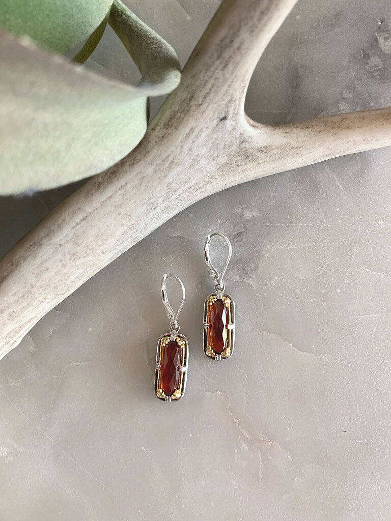 silverandgoldfillhessonitegarnetearring$238-code$238_web.jpg