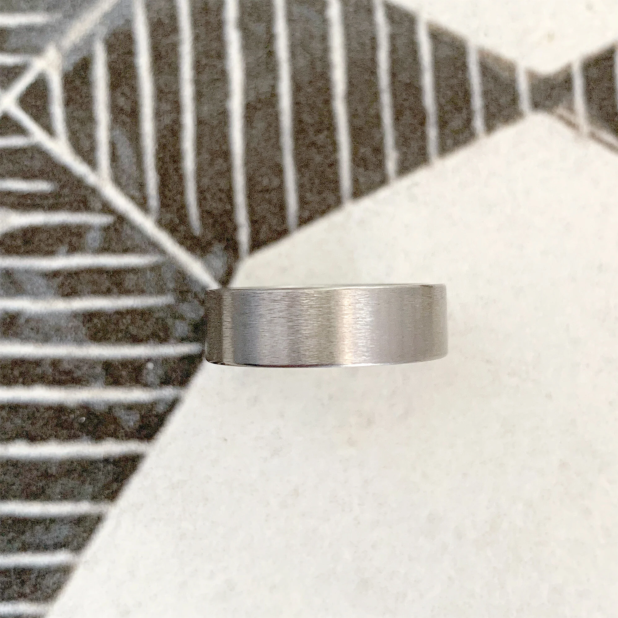 7mm titanium flat edge wedding band $210.00 code 7ti114 alt view.JPG