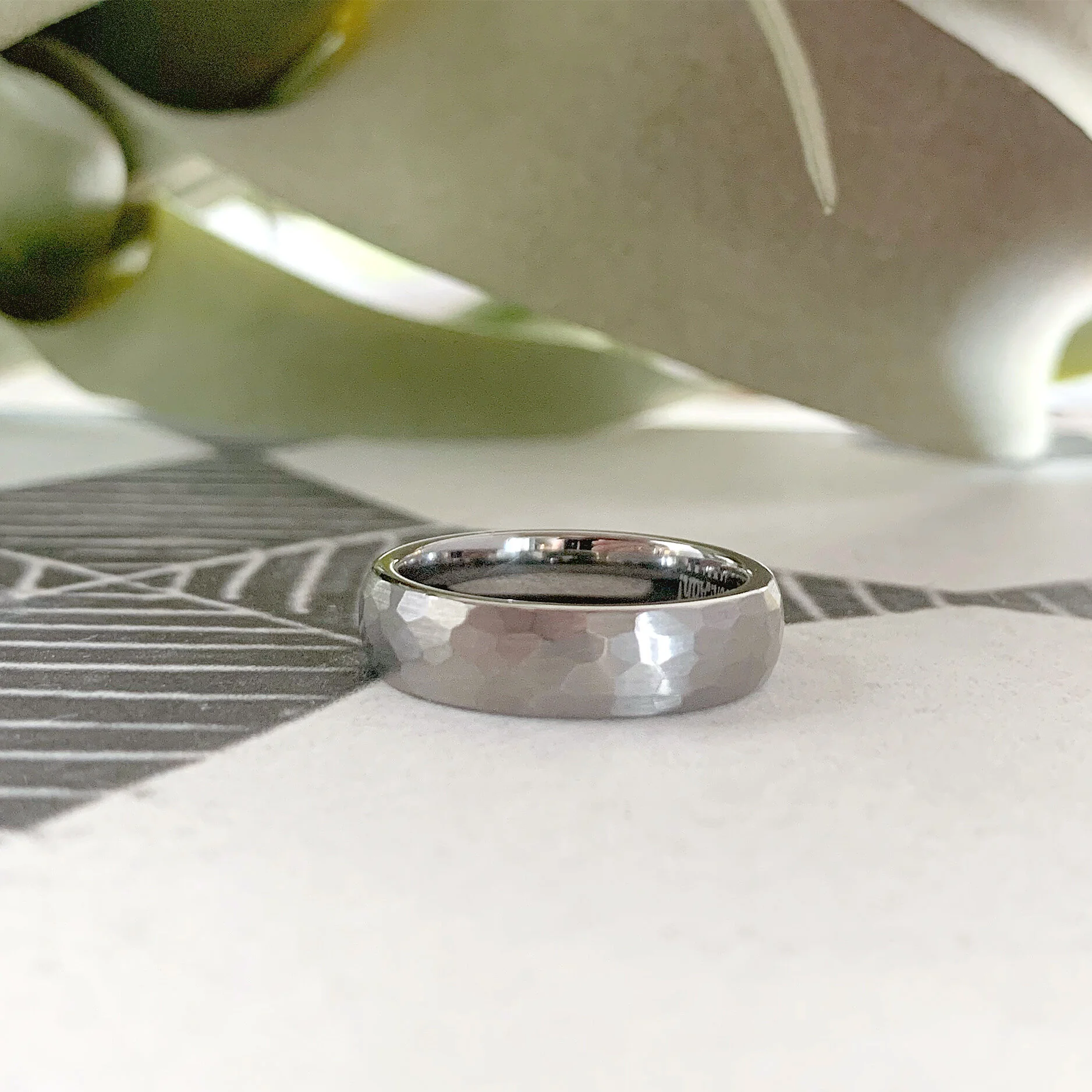 Hammered Tungsten 6mm Band.JPG