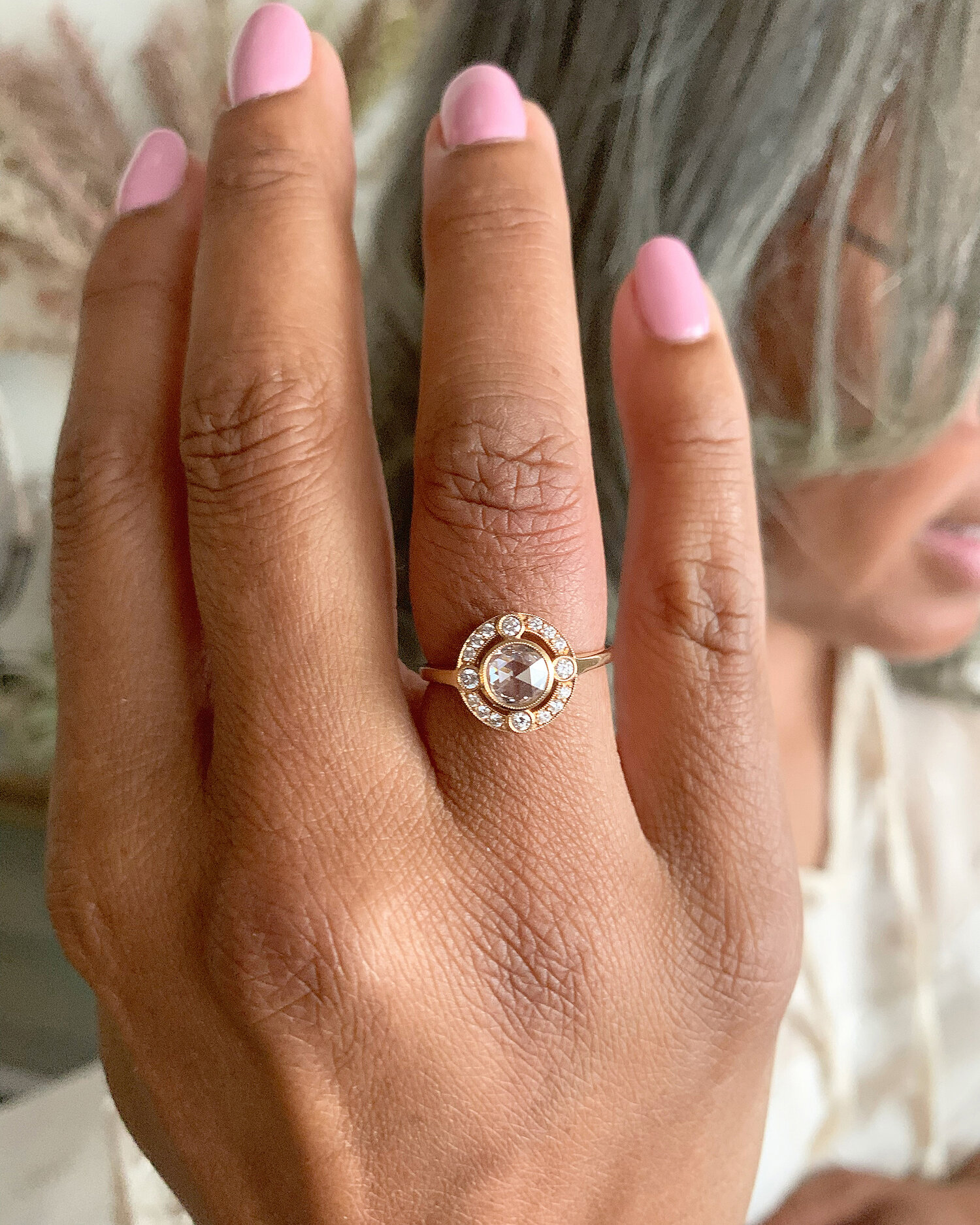 Messing terugbetaling Volgen Sonia 18k Rose Gold Round Rose Cut Diamond Engagement Ring | Ooh Aah  Jewelry | Albuquerque — Albuquerque | Jewelry | Engagement Rings |  Albuquerque | New Mexico | Ooh! Aah! Jewelry