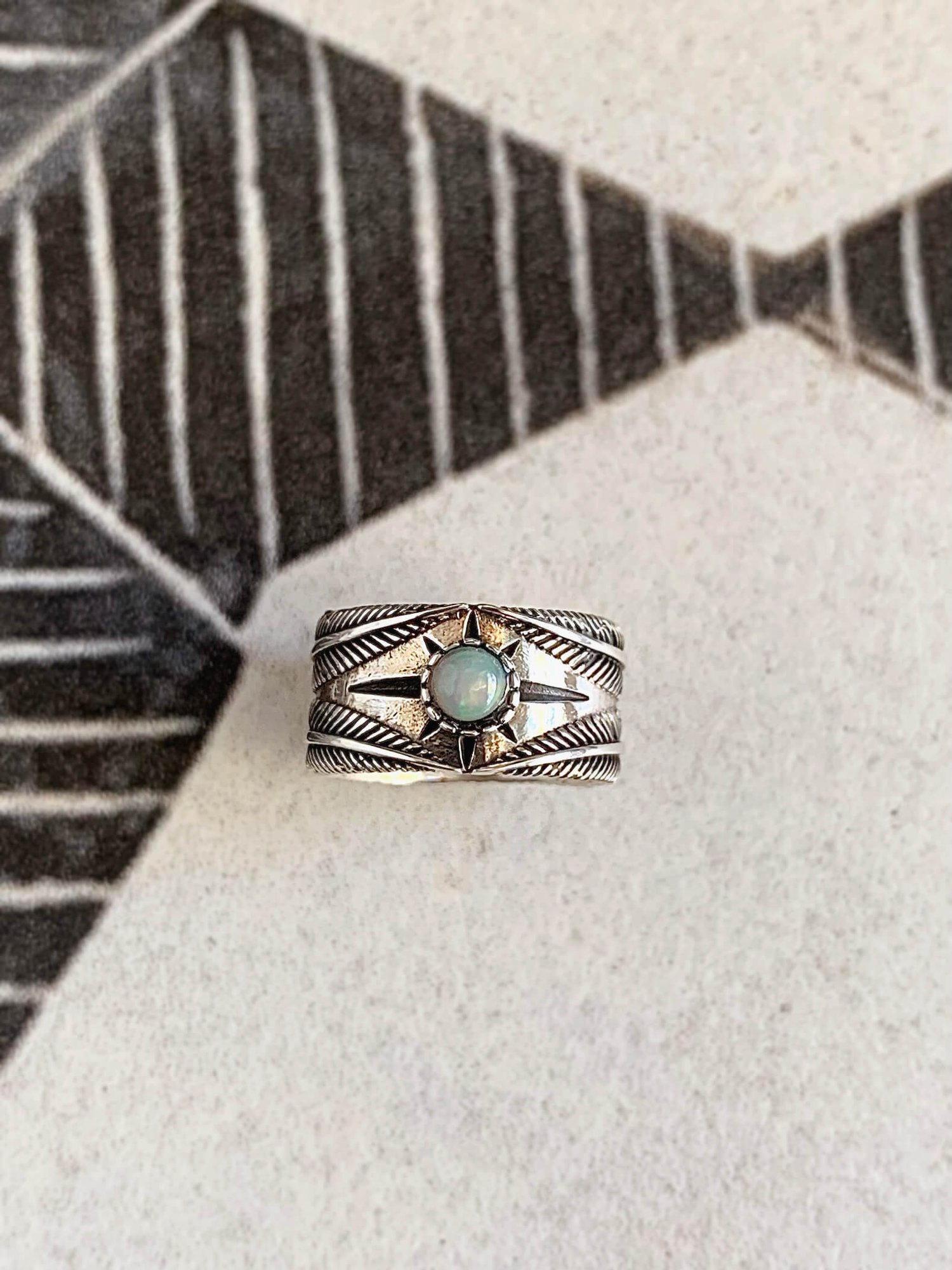 Night Queen Opal Silver Ring | Ooh! Aah! Jewelry | New Mexico Jewelry Store  | Albuquerque | Nob Hill — Albuquerque | Jewelry | Rings | Ooh! Aah! Jewelry