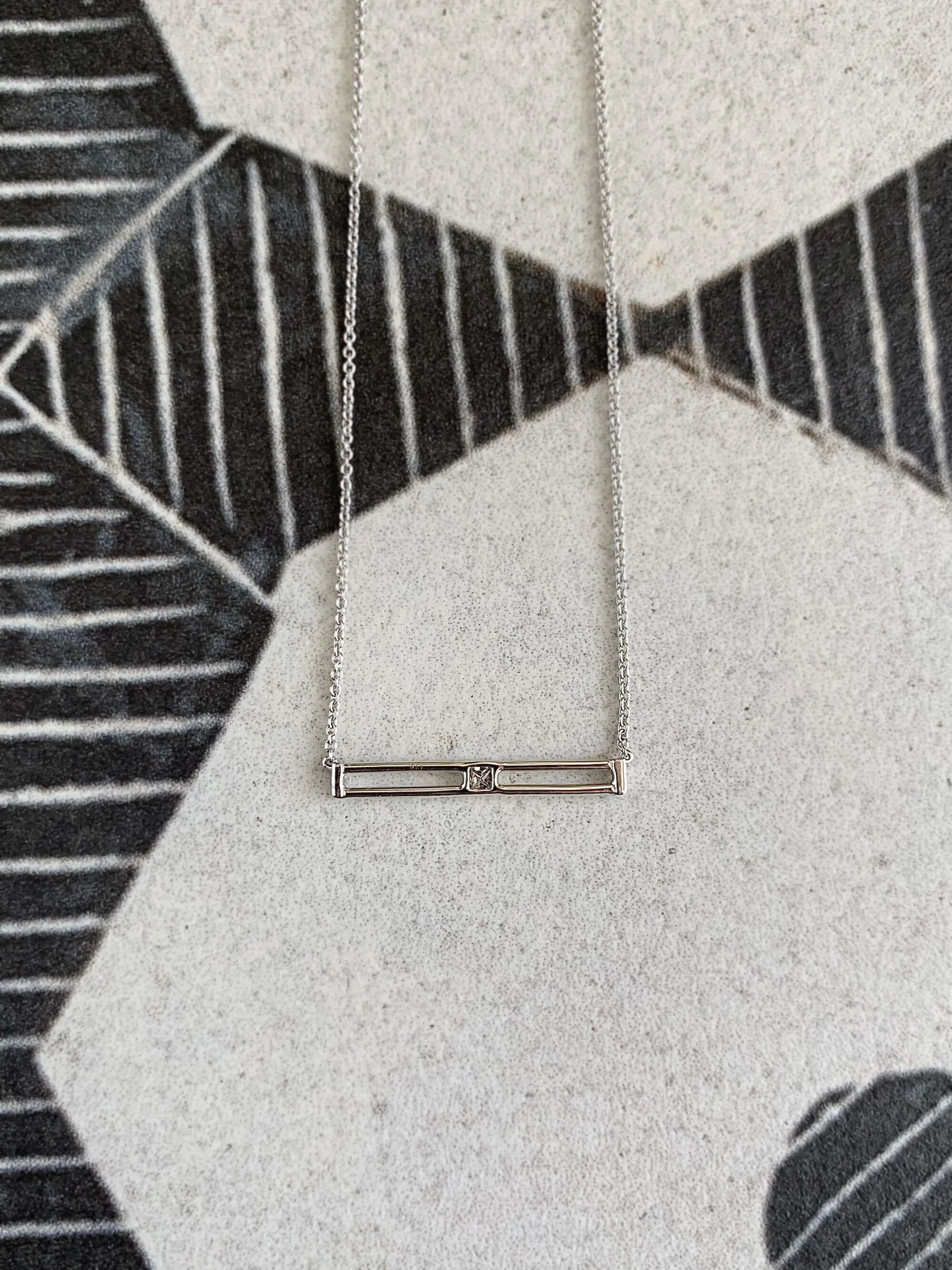 Ooh Aah Jewelry Diamond 14k White Gold Necklace