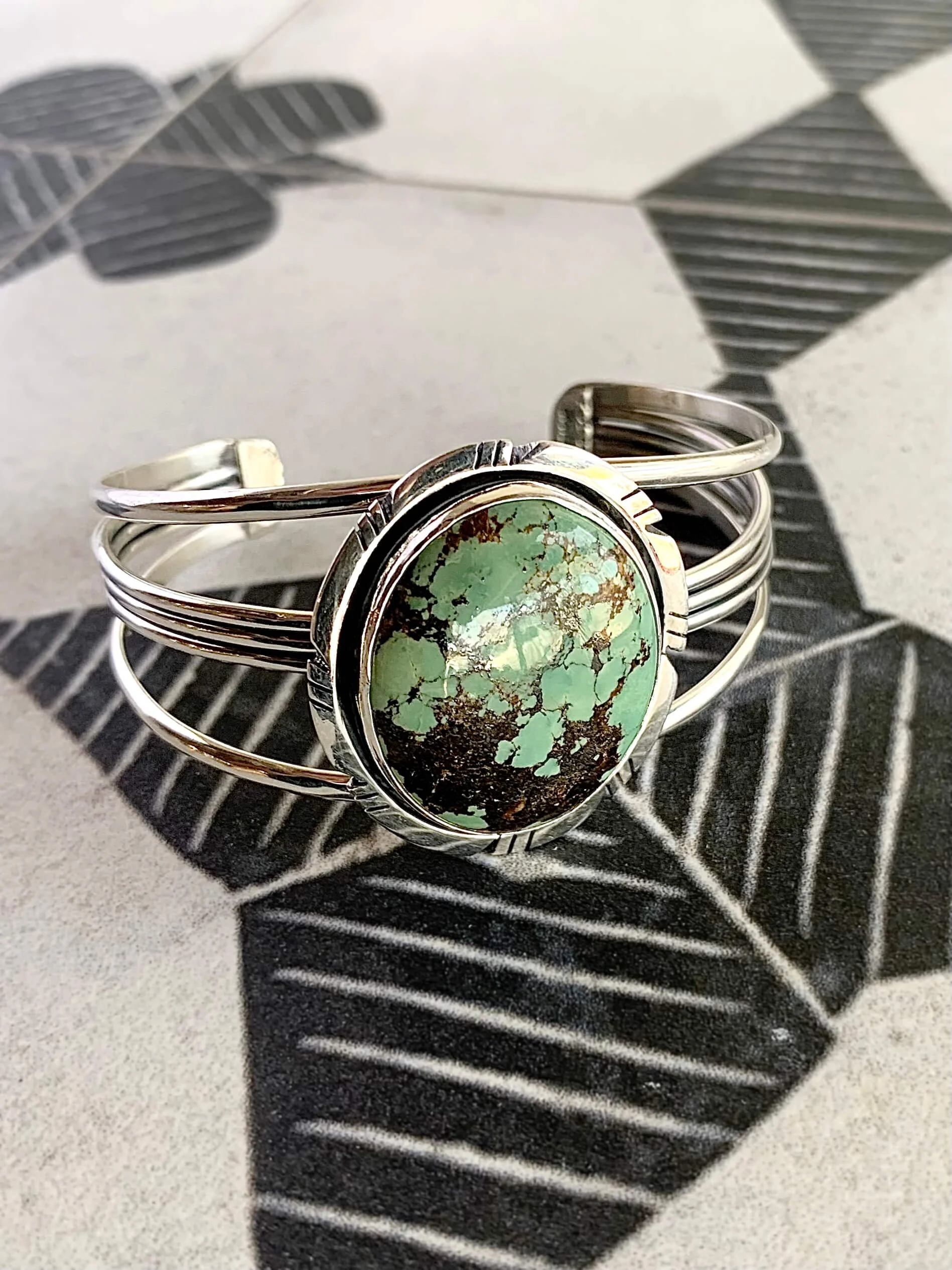 Satin Silver Ellipse Bracelet Best Albuquerque Jewelry Store Silver