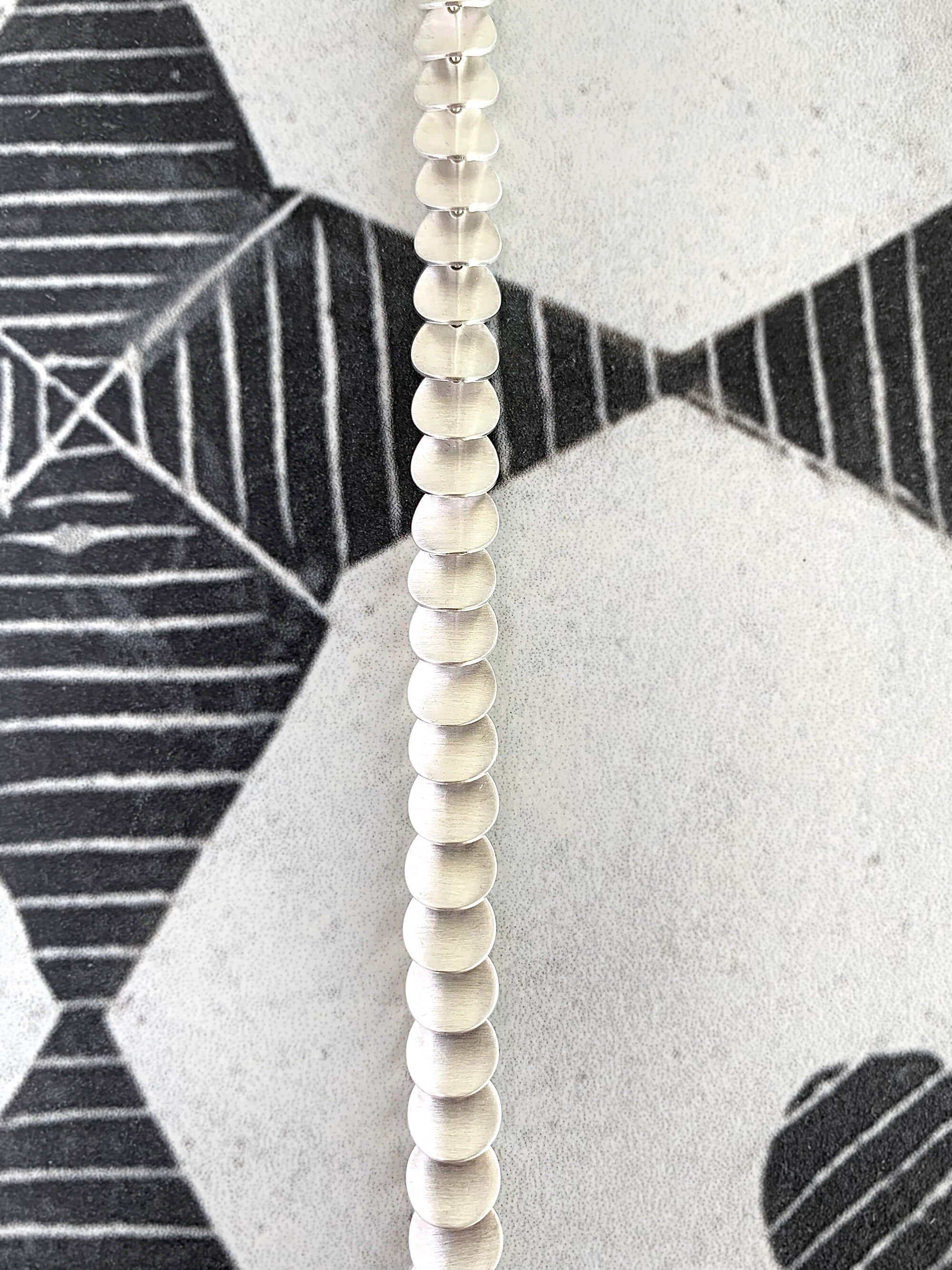 Satin Silver Ellipse Bracelet Best Albuquerque Jewelry Store Silver