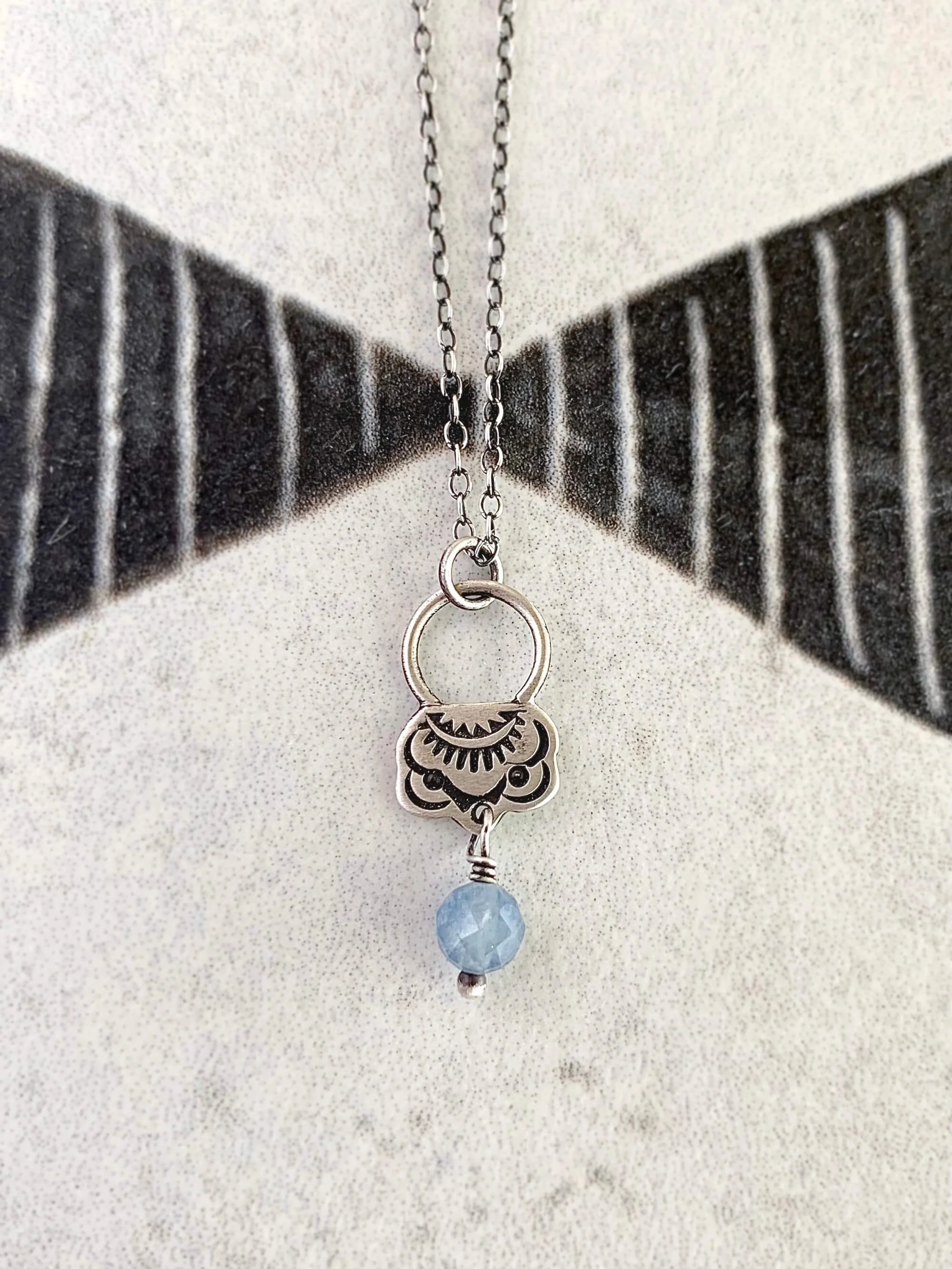 Kyanite Jolie Silver Necklace Ooh Aah Jewelry