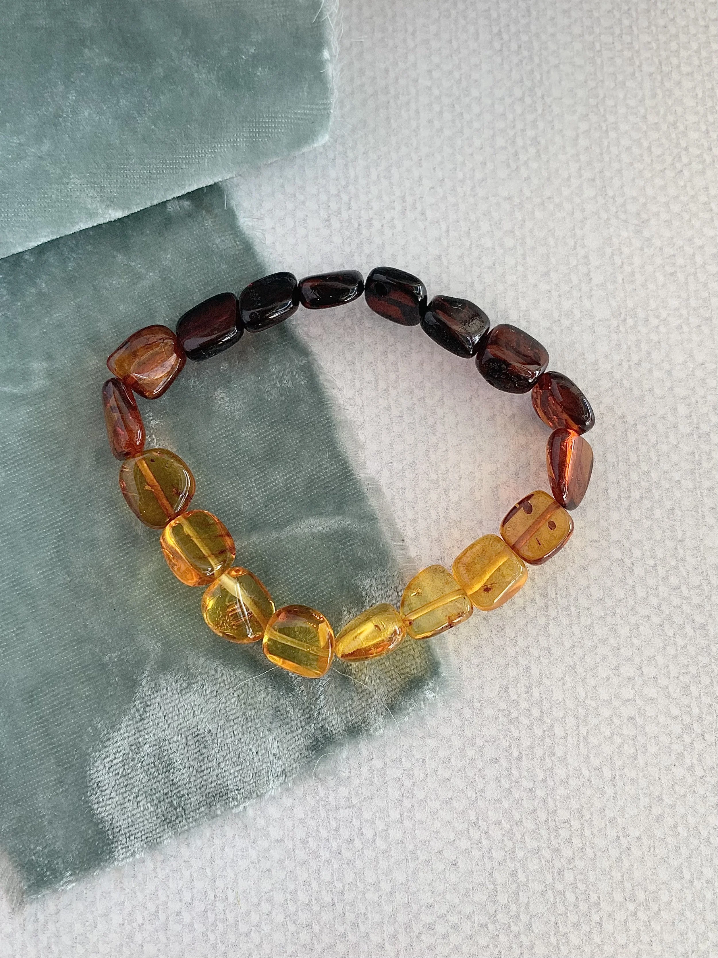 Ombre Amber Stretch Bracelet