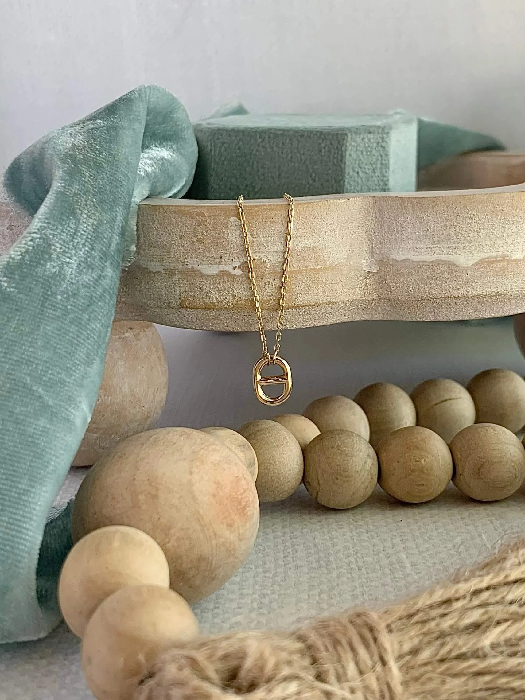 Steps 14k Yellow Gold Necklace