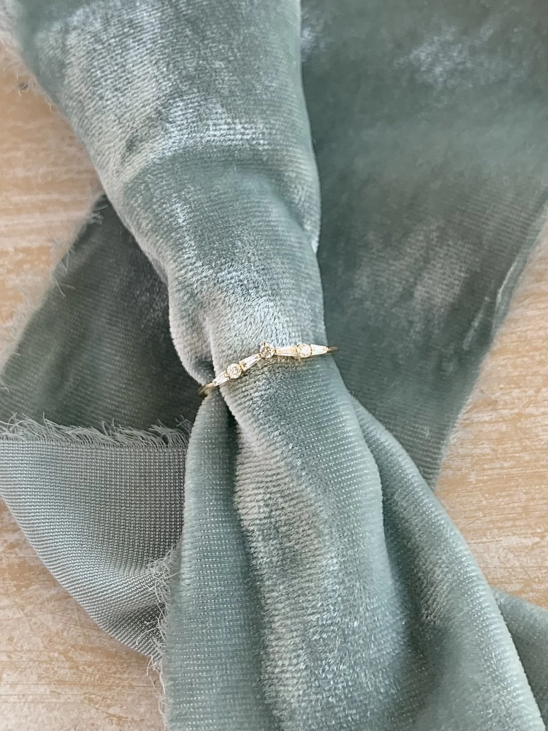 Gianna Lab Diamond 14k Yellow Gold Contour Band