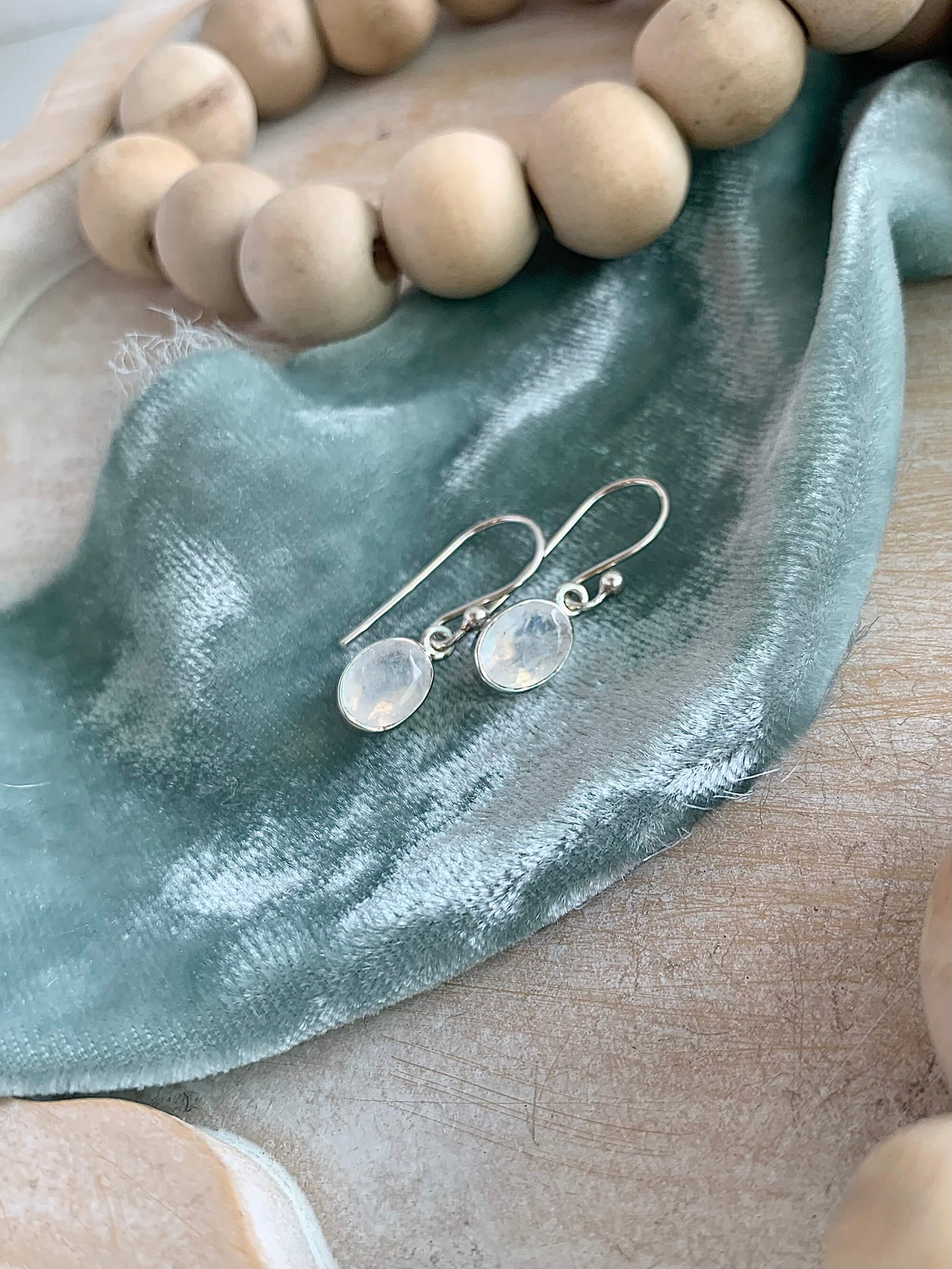 Magical Moonstone Silver Earrings